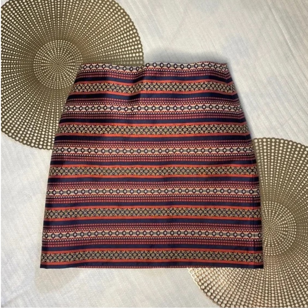 Ann Taylor Loft || Woman’s Striped Pencil Skirt Multicolored size 8